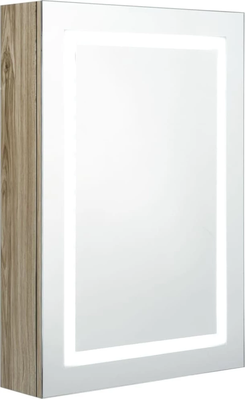 vidaXL 326492 Ορθογώνιος Καθρέπτης Μπάνιου με Ντουλάπι 50x70cm