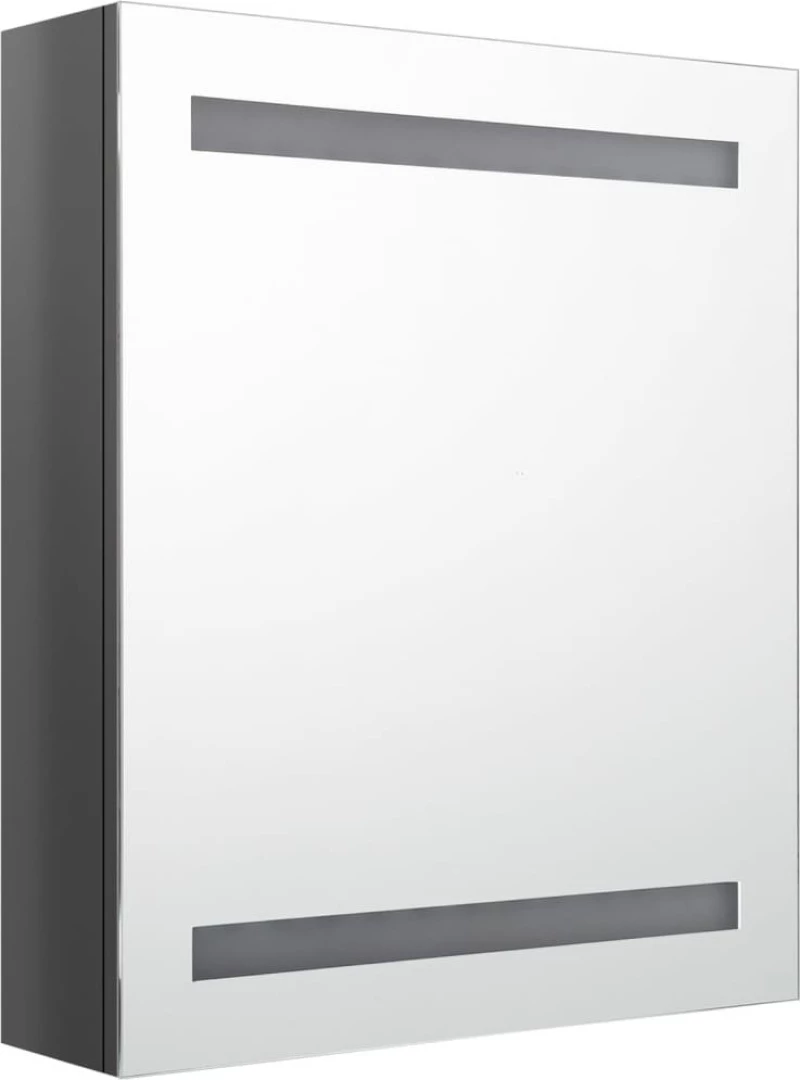 vidaXL 326483 Ορθογώνιος Καθρέπτης Μπάνιου με Ντουλάπι 50x60cm