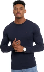 Tommy Hilfiger Ανδρικό Πουλόβερ Μακρυμάνικο Navy Μπλε