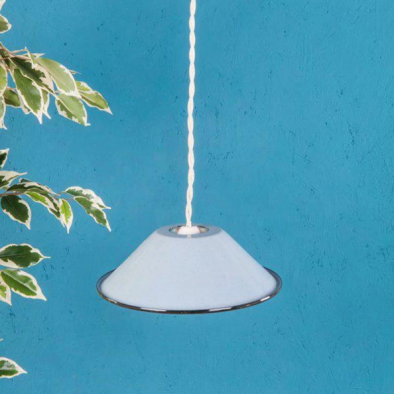 Synchronia Καπέλο Φωτιστικού Γκρι με Διάμετρο 21cm