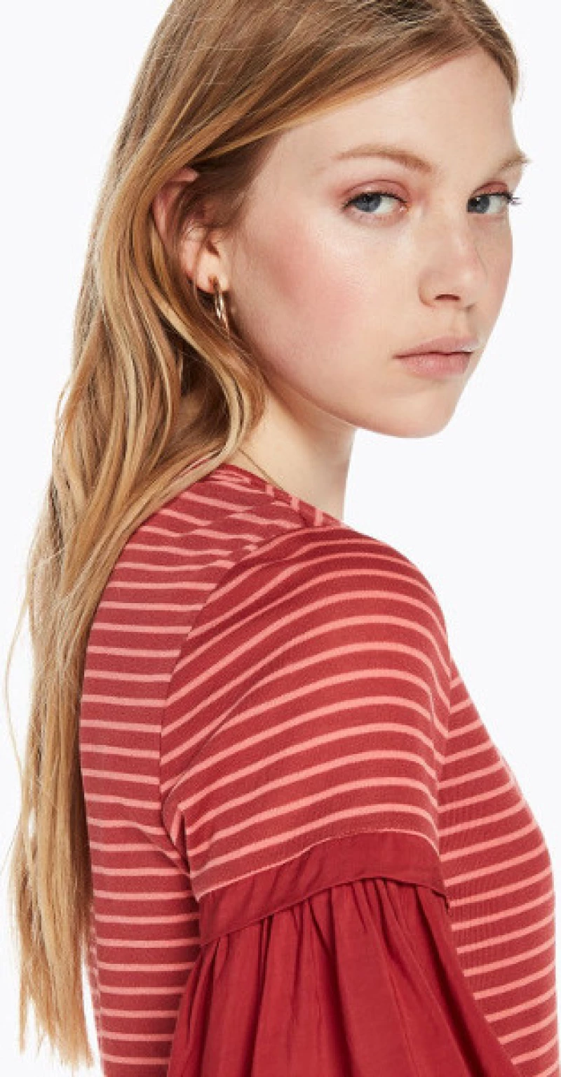 Scotch & Soda Ruffle Sleeve T-Shirt