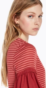Scotch & Soda Ruffle Sleeve T-Shirt