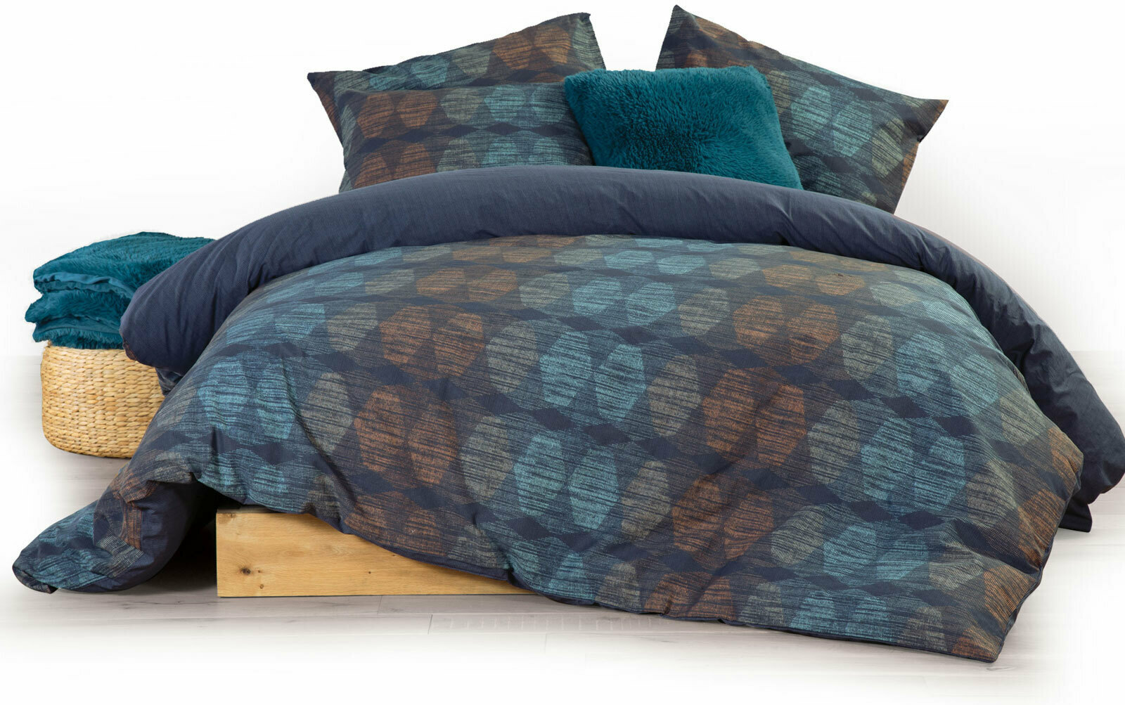 Nef-Nef Σετ Σεντόνια Υπέρδιπλα 240x270 Force Terra / Aqua