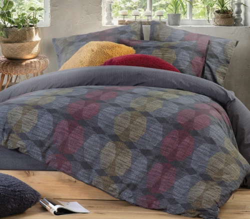 Nef-Nef Σετ Σεντόνια Διπλά 200x270 Force Honey / Bordo