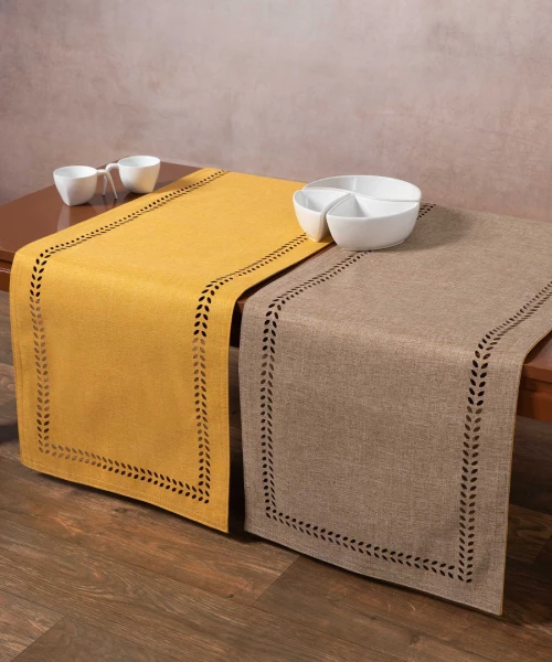 Silk Fashion Ράνερ 45x170 Bg18 Yellow / Sand