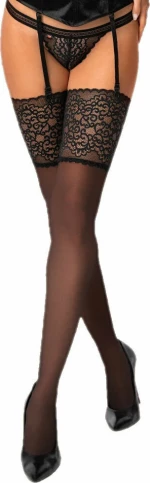 Obsessive Ailay Sensual Stockings Black