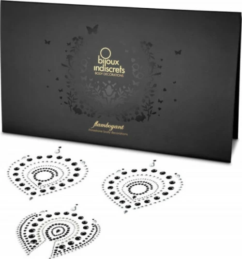 Bijoux Indiscrets Flamboyant Skin Jewelry Black/Silver