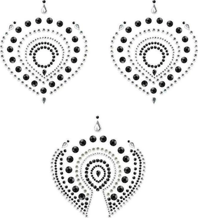 Bijoux Indiscrets Flamboyant Skin Jewelry Black/Silver