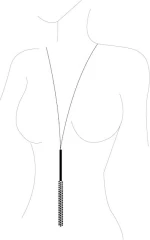 Bijoux Indiscrets Magnifique Necklace Whip Silver
