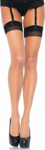 Leg Avenue 2 Tone Stockings Nude/Black