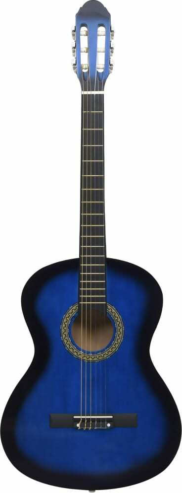 vidaXL Κλασική Κιθάρα 3/4 Παιδική Classical Beginner and Kids 36" Blue