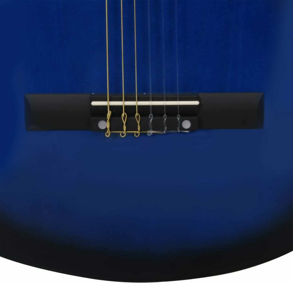 vidaXL Κλασική Κιθάρα 3/4 Παιδική Classical Beginner and Kids 36" Blue