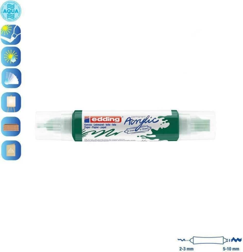 Edding 5400 Ακρυλικός 10mm Green