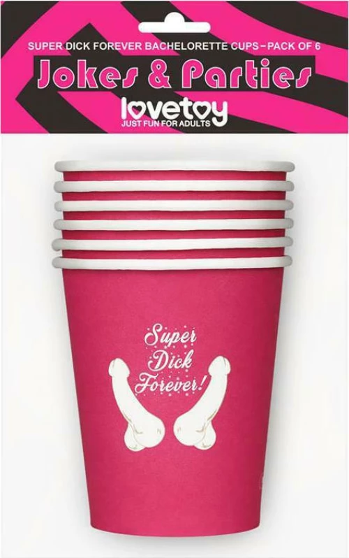 LOVETOY PAPER CUPS PACK OF 6