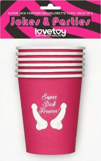 LOVETOY PAPER CUPS PACK OF 6