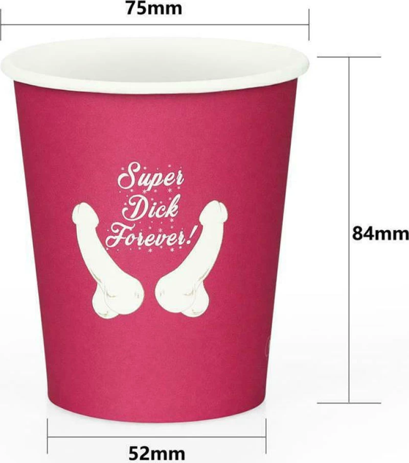 LOVETOY PAPER CUPS PACK OF 6
