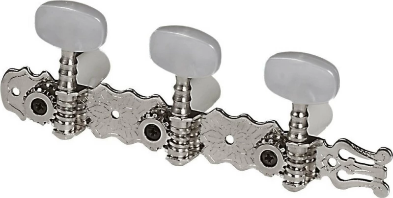 Gewa Κλειδιά για Κλασική Κιθάρα σε Διάταξη 3+3 Pro Arte Lyra Chrome Chrome