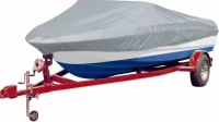 vidaXL Κουκούλα βάρκας Γκρι 427-488x229εκ