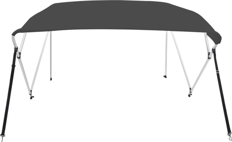 vidaXL Τέντα Σκάφους με 4 Αψίδες 243x210x137cm Γκρι
