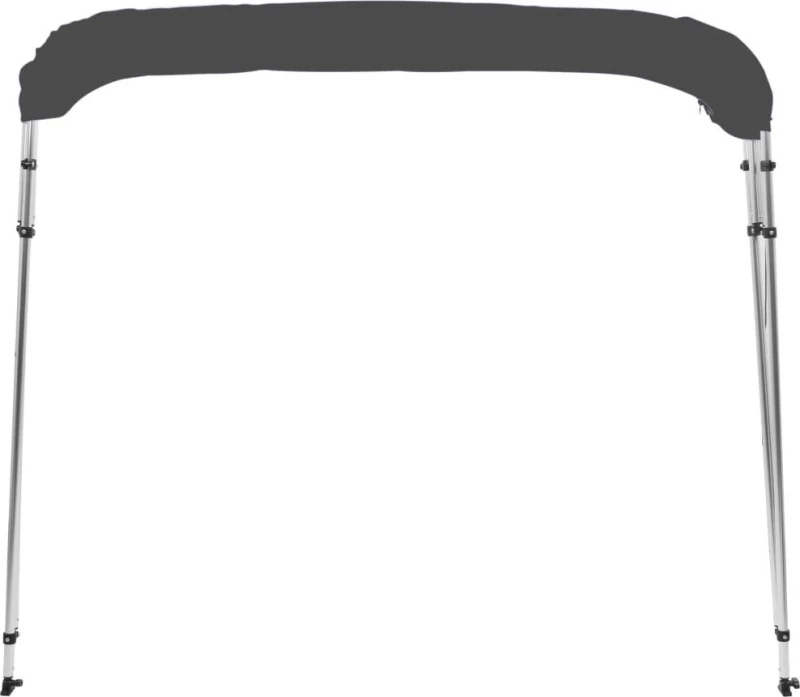 vidaXL Τέντα Σκάφους με 4 Αψίδες 243x210x137cm Γκρι