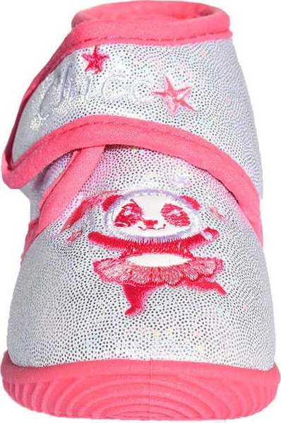 Chicco παντοφλάκια Bear 64765-020 ασημί