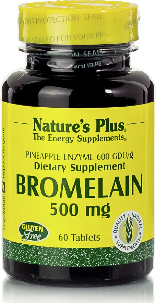 Nature's Plus Bromelain 500mg 60 ταμπλέτες