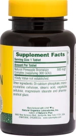 Nature's Plus Bromelain 500mg 60 ταμπλέτες