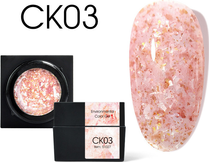 Canni Nail Art Gel Mineral CK03 σε Ροζ Χρώμα