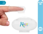 Kiokids Δαχτυλική Οδοντόβουρτσα Σιλικόνης 0-18m