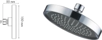 Viospiral 00-3107 Κεφαλή Ντουζ