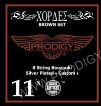 Prodigy Brown Set χορδές 8χορδου μπουζουκιού 011