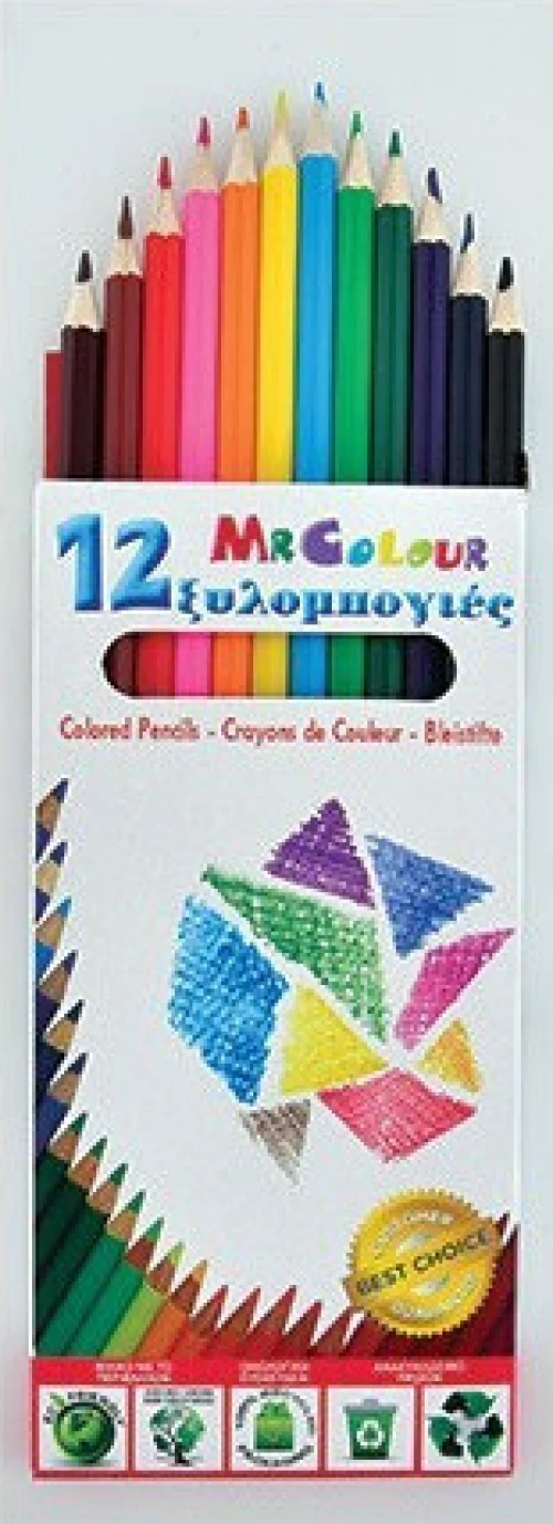 AGC Σετ Ξυλομπογιές 12τμχ