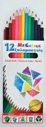 AGC Σετ Ξυλομπογιές 12τμχ