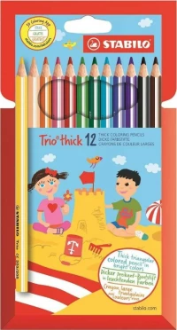 Stabilo Trio Thick Σετ Ξυλομπογιές 12τμχ