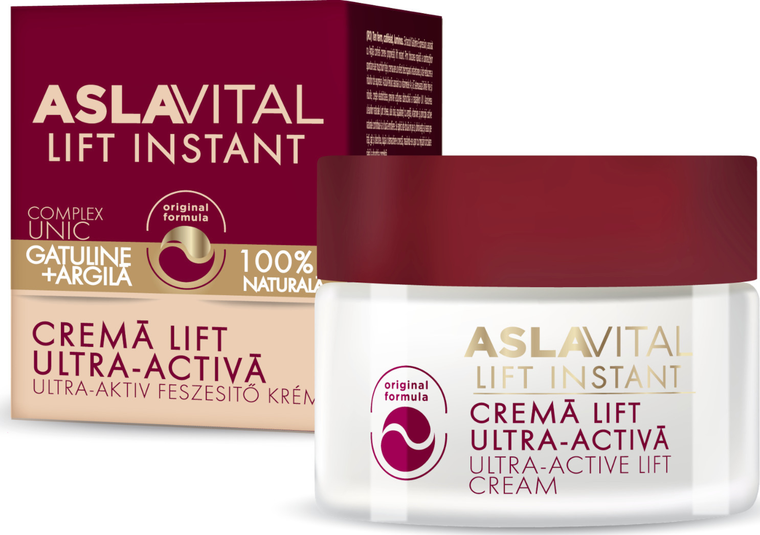 Gerovital Aslavital Lift Instant Ultra-Active Lift Cram with Clay 50ml