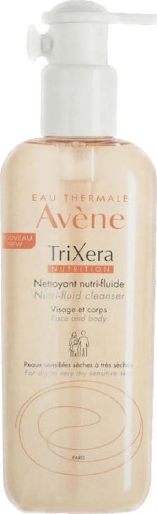 Avene TriXera Nutrition Dry To Very Dry Sensitive Skin Νutri Fluid Cleanser 500ml