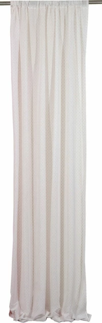 Viopros Κουρτίνα Κονφετί Γάζα 140x270cm Ροζ