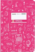 Typotrust Τετράδιο Ριγέ Β5 50φυλλο Special Doodle 4307 Φούξια (Διάφορα Σχέδια)