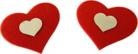 Red Heart Nipple Cover