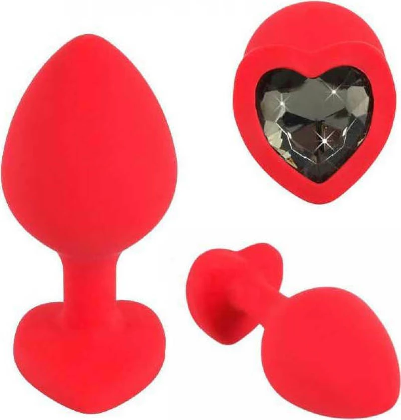 You2Toys Silicone Plug medium Red 8cm