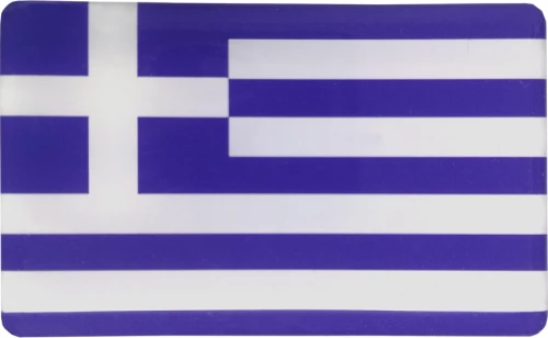 Αυτοκόλλητο Σμάλτου Ελληνική Σημαία