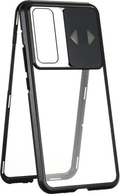 Wozinsky Magnetic Cam Slider 360 Full Cover Συνθετική Clear / Black (Huawei P40)