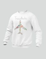 Travelholic Παιδικό Φούτερ - GREY MELANGE
