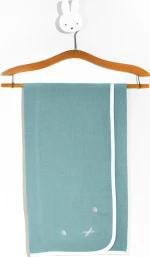 Miffy Πάνα Αγκαλιάς Μέντα 80x80cm