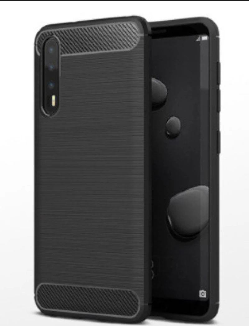 Θήκη TPU σιλικονη Carbon Fiber Armor Shockproof για Huawei P20 Pro (oem)