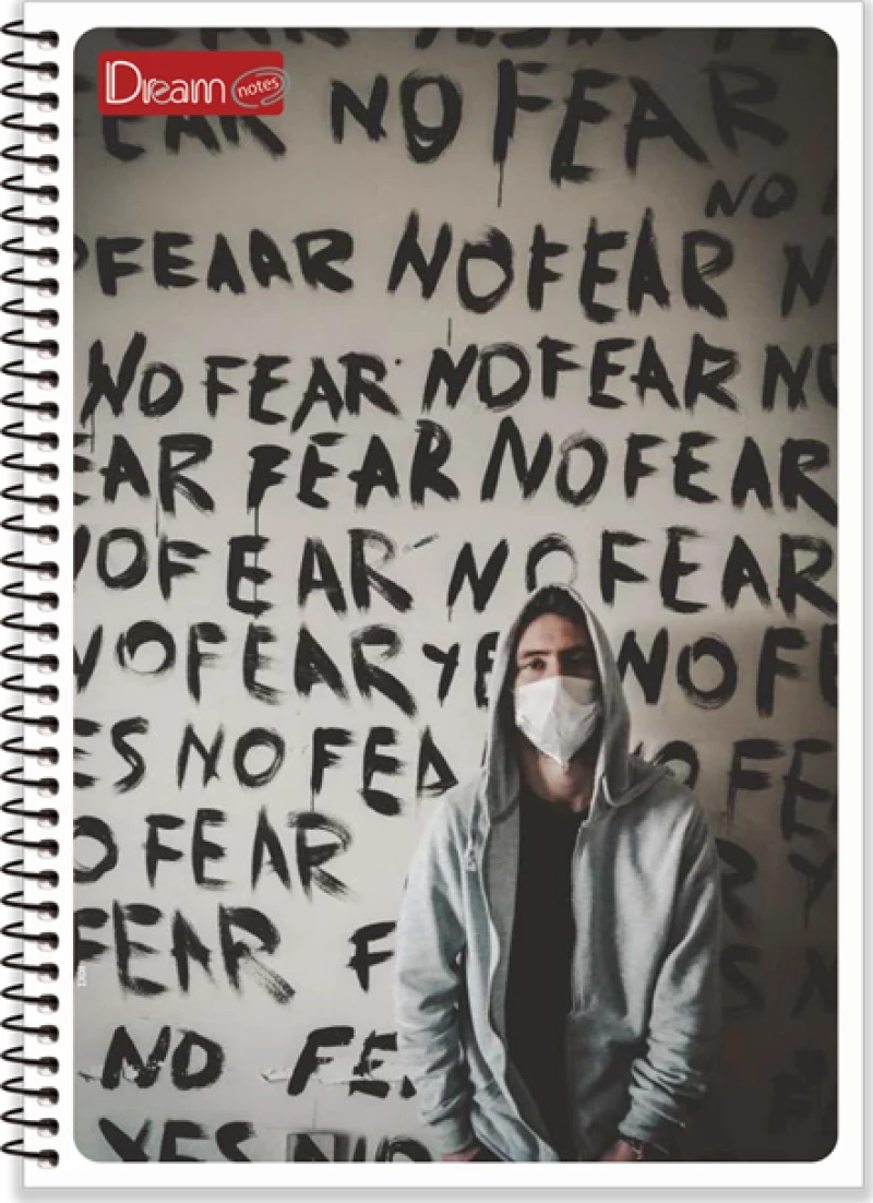 Τετράδιο σπιράλ Dream A4 No Fear 1θέμα 60σελίδες