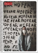 Τετράδιο σπιράλ Dream A4 No Fear 1θέμα 60σελίδες