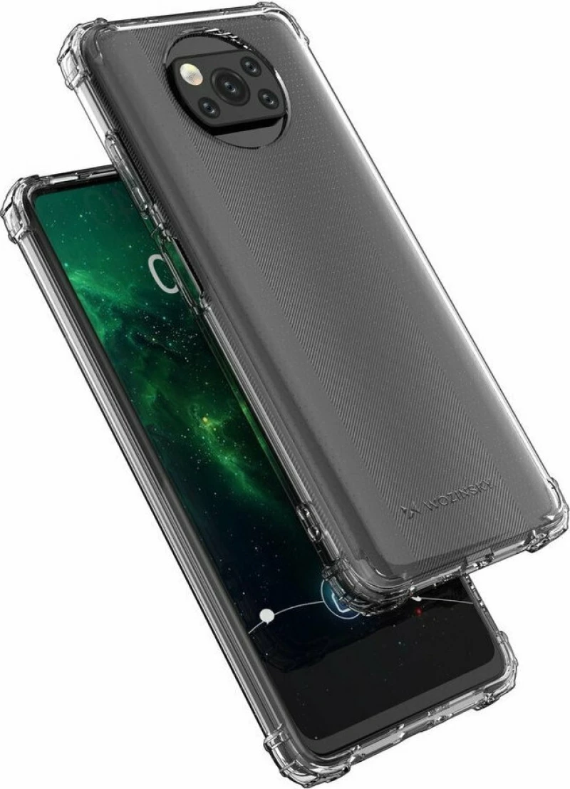 Ultra Slim Back Cover 0.5 mm Σιλικόνης Διάφανο (Poco X3 NFC)