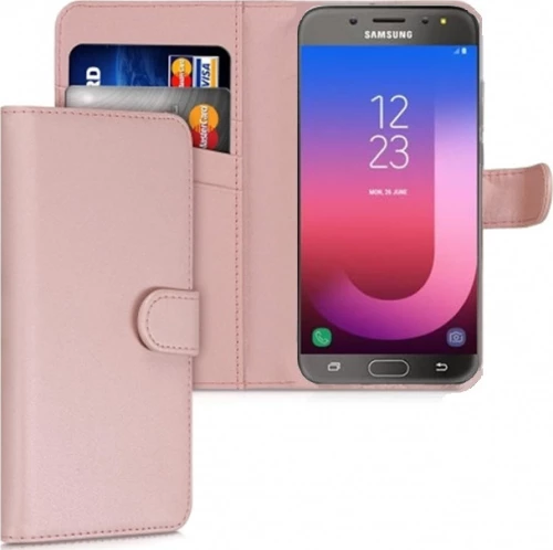 Lavann Wallet Case For Samsung Galaxy J8 2018 Rose Gold