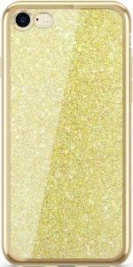 Electro Glitter θήκη για IPHONE 7/8 σε Gold χρώμα